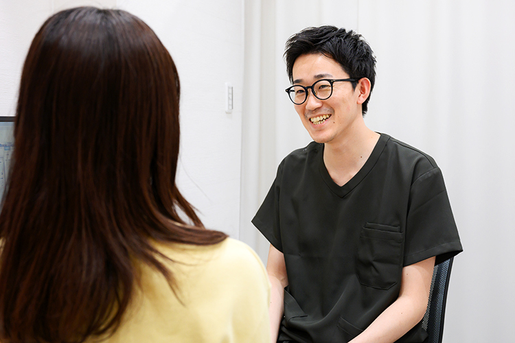 医師によるカウンセリング