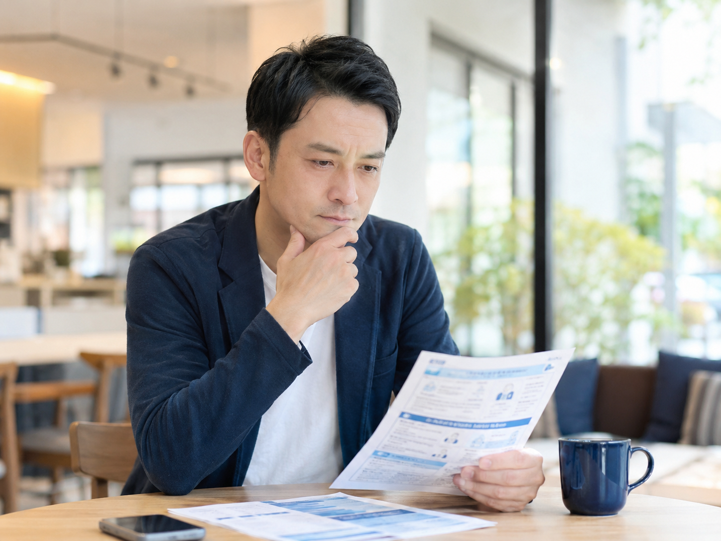考える男性