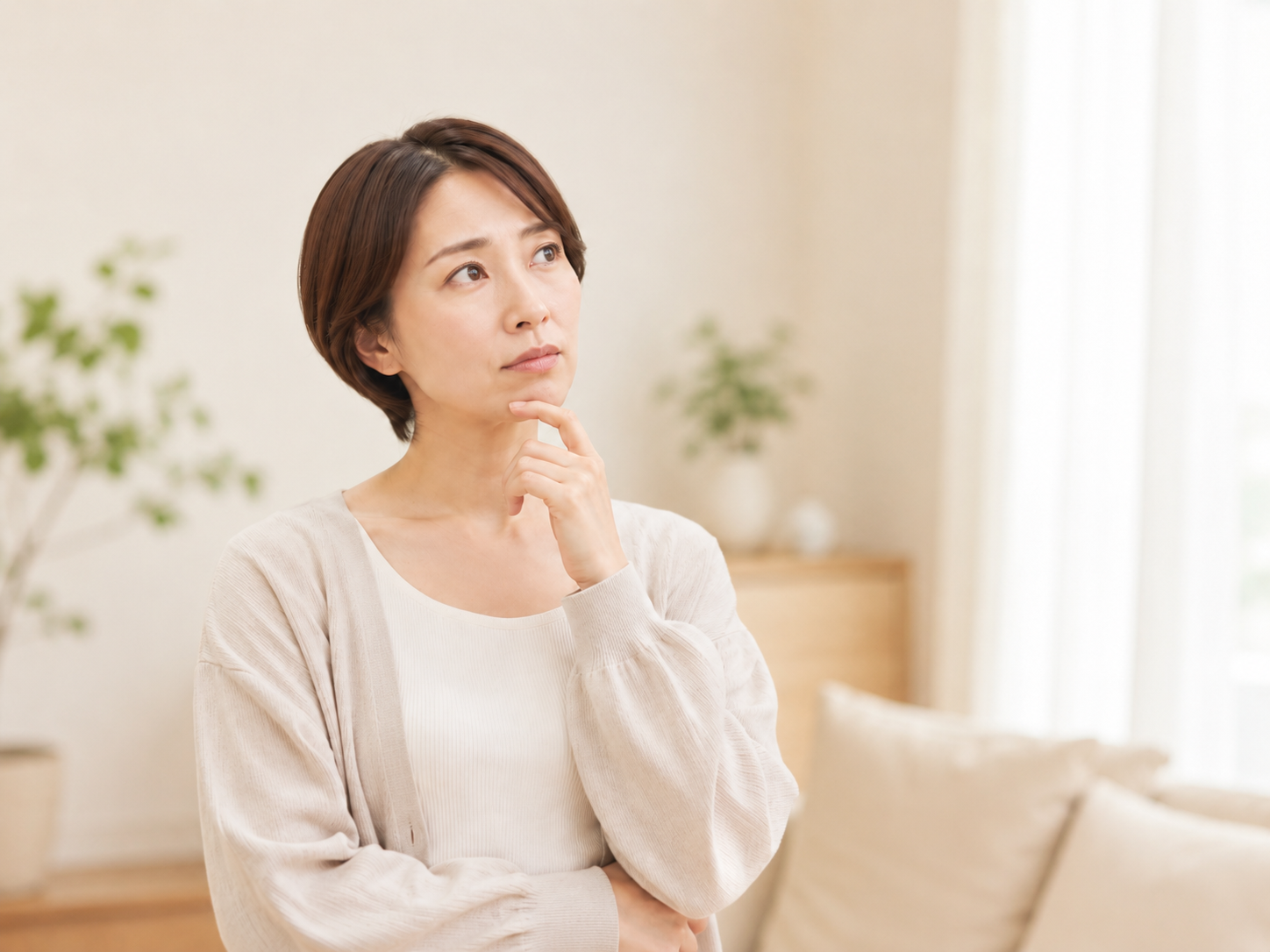 悩む女性