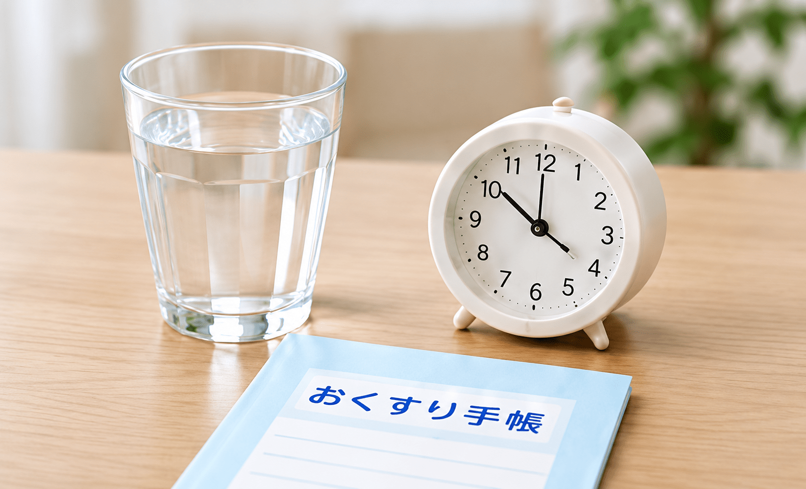 検査当日の絶食と水分摂取のイメージ