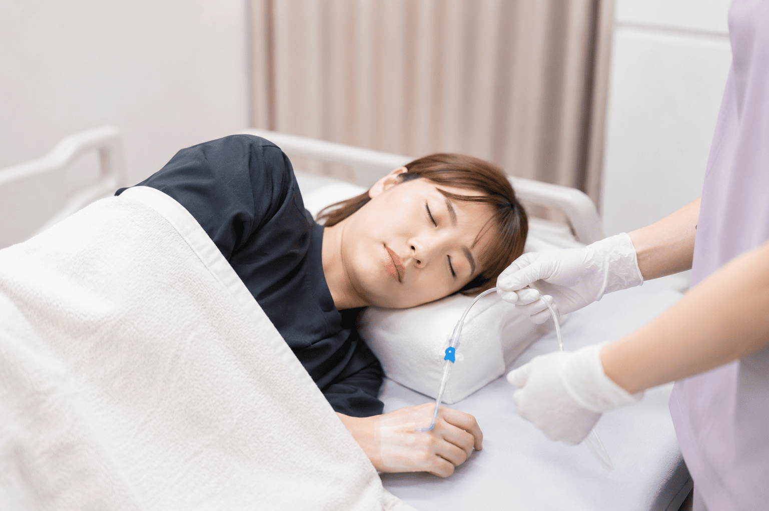 鎮静剤を使用した大腸カメラ検査のイメージ